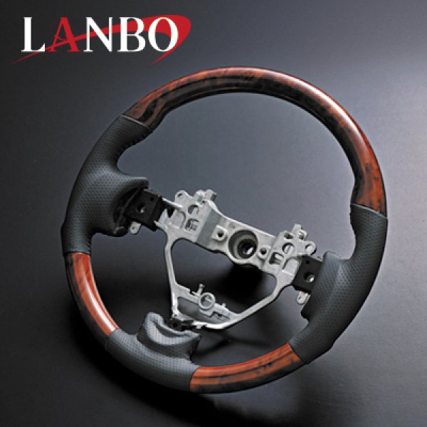 LANBO オリジナルステアリング ガングリップ ［スペーシア MK32S/MK42S］