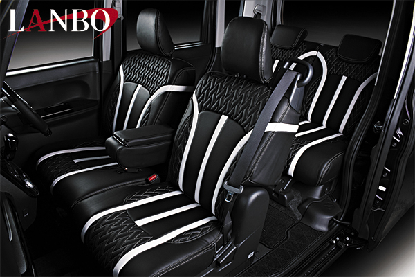 日本正本 ベージュ PVCレザーシートカバー タントカスタム LA610S LA600系 座席カバー セット 内装 車内 保護 カーシート シートカバー 